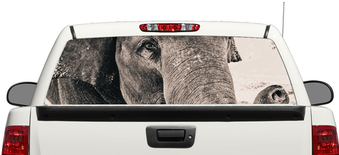 Elefante Animal salvaje África Ventana trasera Calcomanía Etiqueta Camioneta SUV Coche 3