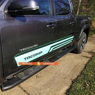 2x TRD Angel Decal Sticker Graphic Side Bed Stripe Body Kit para Toyota Tacoma Racing 1