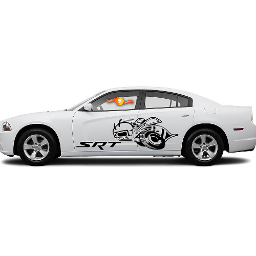 Kit de vinilo lateral Super Bee SRT para Dodge Charger