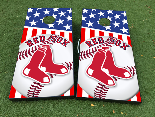 Calcomanía de juego de mesa Boston Red Sox Baseball Cornhole, envolturas de vinilo con laminado