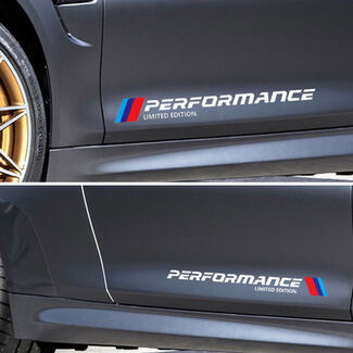 Calcomanías de vinilo para el cuerpo de pegatinas deportivas de rendimiento para BMW M Power M Performance
