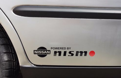 Juego de 2 calcomanías laterales Nismo 2 para Nissan GTR Titan Juke X-trail