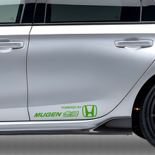 Juego de vinilos laterales Powered by Mugen para coches Honda_3