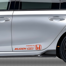 Juego de vinilos laterales Powered by Mugen para coches Honda_4