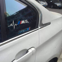 Juego de calcomanías de ventana Heartbeat para BMW M5 (2 piezas)_2
