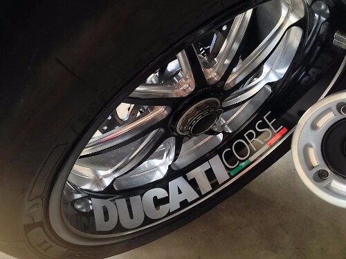 Calcomanías para llanta Ducati Corse para Ducati de 17 pulgadas