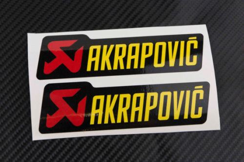 Pegatinas de vinilo de escape estilo Akrapovic