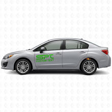 Calcomanías de vinilo laterales personalizadas estilo SPT para Subaru_3