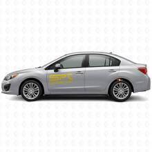 Calcomanías laterales personalizadas estilo deportivo para vehículos Subaru_5