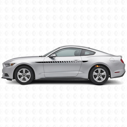 Kit de pegatinas vinilo laterales estilo rally para Musclecar Musclecarmodel 2015-2020