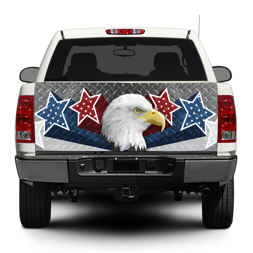 American Eagle EE. UU. Estrellas Acero Tailgate Decal Sticker Wrap Pick-up Truck SUV Car