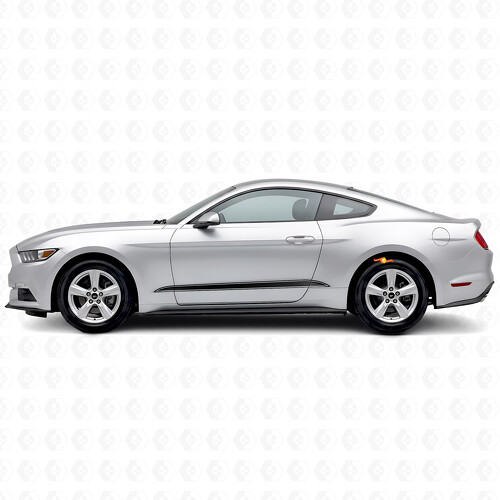 Kit de vinilos de franjas contorneadas laterales inferiores para Musclecar Musclecarmodel 2015-2020