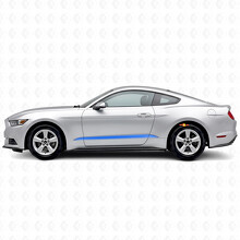Kit de vinilos de franjas contorneadas laterales inferiores para Musclecar Musclecarmodel 2015-2020_2