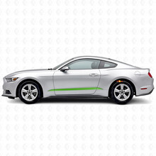 Kit de vinilos de franjas contorneadas laterales inferiores para Musclecar Musclecarmodel 2015-2020_3