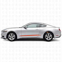 Kit de vinilos de franjas contorneadas laterales inferiores para Musclecar Musclecarmodel 2015-2020_4