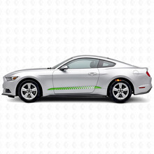 Kit de adhesivos de vinilo Strobe Stripes para la parte inferior lateral de Musclecar Musclecarmodel 2015-2020_3