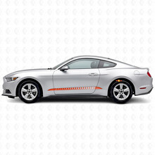 Kit de adhesivos de vinilo Strobe Stripes para la parte inferior lateral de Musclecar Musclecarmodel 2015-2020_4