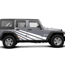 Kit de Calcomanías de Vinilo con Rayas Rectas para Jeep Wrangler JK_2