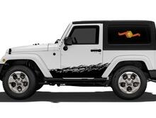 JEEP Decal Sticker splash side rocker door graphics 07-23 Wrangler JK 2 puerta 2