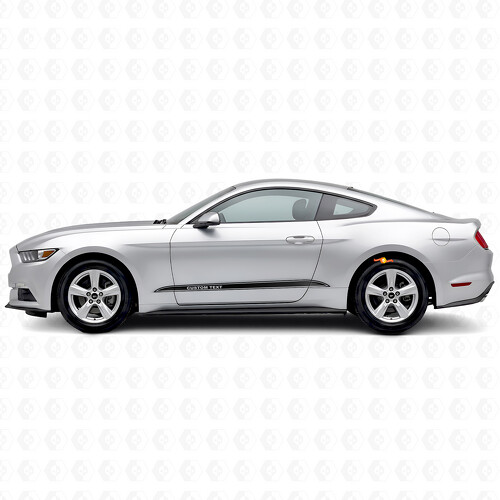 Kit de vinilo de tiras contorneadas personalizadas para la parte baja lateral para Musclecar Musclecarmodel 2015-2020