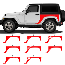 Gráficos Personalizados  Calcomanía de Vinilo Lateral Trasera para Jeep Wrangler JK_3