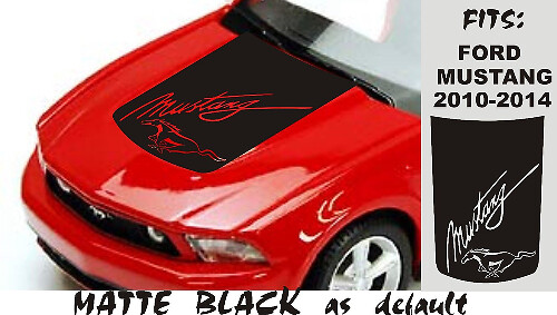 Calcomanía de vinilo con logo de guion para capó de Musclecar Musclecarmodel 2010-2020