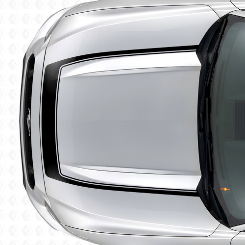 Franja con Contorno Interior Vinilo Adhesivo para Capó para Musclecar Musclecarmodel 2015-2020