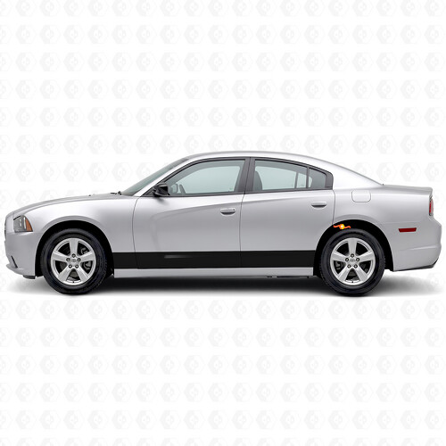 Calcomanía de vinilo para panel lateral con franjas decorativas para Dodge Charger 2006-2010_1