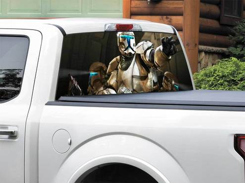 República Commando Star Wars ventana trasera calcomanía pegatina camioneta SUV coche cualquier tamaño