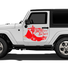 Calcomanía Vinilo Puerta Paisaje de Cactus para Jeep Wrangler Rubicon Sahara_3