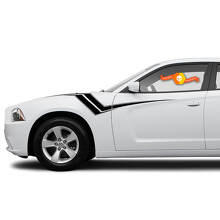 Juego de adhesivos laterales Z Hash en vinilo para Dodge Charger 2011-2014_2