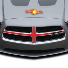 Dodge Charger Grill Cross Hair Hemi Decal Sticker Kit completo de gráficos para modelos 2011-2014 3