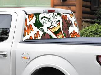 Joker matando broma ventana trasera etiqueta engomada camioneta SUV coche de cualquier tamaño

