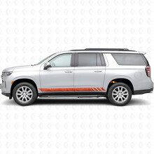 Tiras de Vinilo Topográficas para Puertas y Paneles de Estribo para Chevrolet Suburban T1XX 2021-2024_4