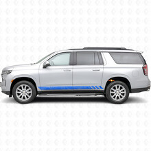 Tiras de Vinilo Topográficas para Puertas y Paneles de Estribo para Chevrolet Suburban T1XX 2021-2024_5
