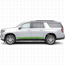 Tiras de Vinilo Topográficas para Puertas y Paneles de Estribo para Chevrolet Suburban T1XX 2021-2024_6