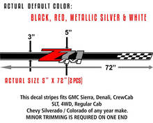 2 - Calcomanías todoterreno Z71 - pegatinas Piezas Chevy Silverado GMC Sierra 4x4 2010-2021 2