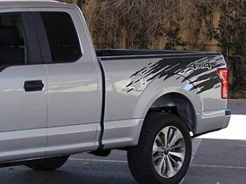 Ford F150 Pegatinas Calcomanías RIP Splash Side Stripe Vinilo Gráficos Kit se adapta a los modelos 2015-2018
