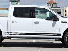 Vinilo de Franjas Laterales Desgastadas para Ford F-150 2015-2020 2