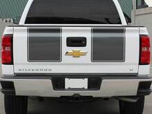 Chevy Silverado Rally Racing capó y portón trasero Calcomanías gráficas calcomanías para modelos 2013-2015 2