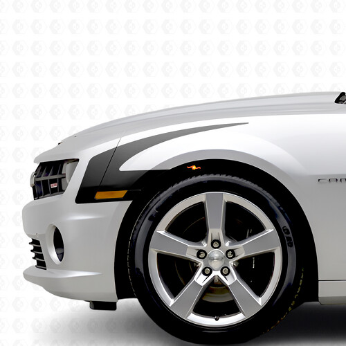 Calcomanía lateral de vinilo con rayas estilo gancho para Chevrolet Camaro 2010-2015_1