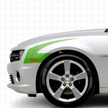 Calcomanía lateral de vinilo con rayas estilo gancho para Chevrolet Camaro 2010-2015_3