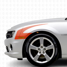 Calcomanía lateral de vinilo con rayas estilo gancho para Chevrolet Camaro 2010-2015_4