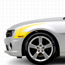 Calcomanía lateral de vinilo con rayas estilo gancho para Chevrolet Camaro 2010-2015_5