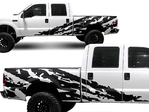 Ford Truck F-250 Side splash Graphic calcomanías adhesivas para modelos 1999-2006