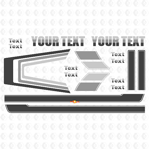 1976 - 1984 Jeep Renegade CJ5 CJ7 Pegatinas Calcomanías gráficos
