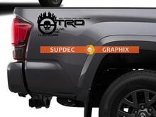 Toyota Racing Development TRD Mad MAX edición 4X4 lado de la cama Calcomanías gráficas pegatinas 2 2