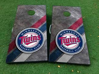 Calcomanía de juego de mesa Cornhole de béisbol de los gemelos de Minnesota, envolturas de vinilo con laminado