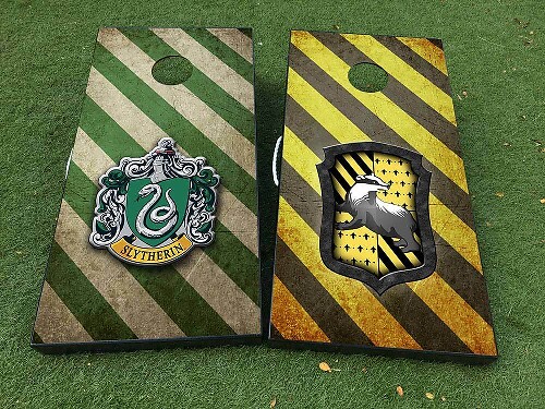 Juego de Vinilo Adhesivo para Tablero de Cornhole Inspirado en Wizard House