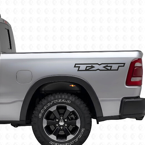 Kit de Vinilos de Letras Personalizadas para el Lado Trasero para Dodge Ram